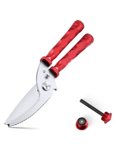 Tijeras de Cocina DRAGON RIOT Acero Inoxidable 8 en 1 Rojo