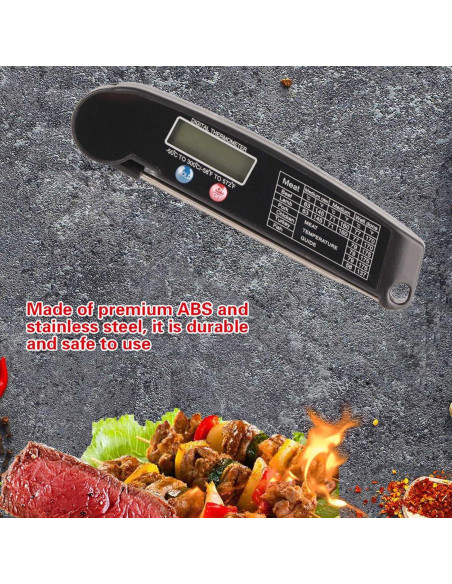 Termómetro Digital de Cocina BORDSTRACT Sonda Plegable 11.2 cm Termómetro Digital de Cocina BORDSTRACT Sonda Plegable 11.2 cm