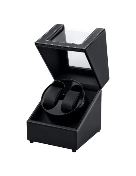 Mcbazel Winder Doble para Relojes Automáticos Cuero Negro Mcbazel Winder Doble para Relojes Automáticos Cuero Negro