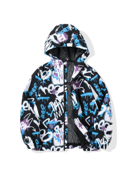 Chaqueta de Lluvia para Niños JOYSON 9-10 Años Impermeable Chaqueta de Lluvia para Niños JOYSON 9-10 Años Impermeable