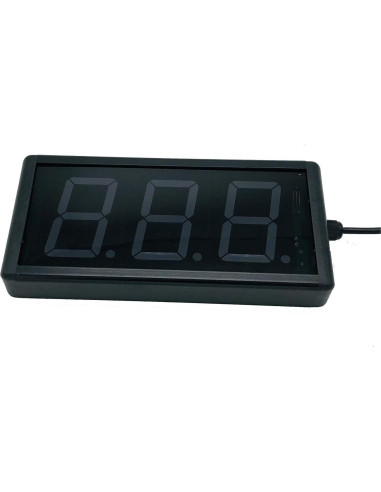 Contador LED Digital Up/Down BTBSIGN 3" Rojo Control Remoto