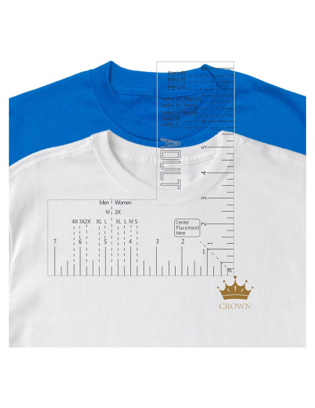 Guía de Regla para Camisetas KINGRIA 20.96x18.42cm Acrílico Guía de Regla para Camisetas KINGRIA 20.96x18.42cm Acrílico