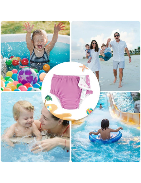 Pañales de Natación Heccei Rosa 24-36 Meses Pañales de Natación Heccei Rosa 24-36 Meses