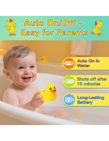 Termómetro de baño digital JARMAPOZ pato flotante seguro Termómetro de baño digital JARMAPOZ pato flotante seguro