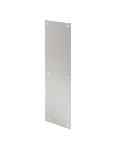 Placa de Empuje de Puerta Aluminio Satinado 40.64x10.16cm