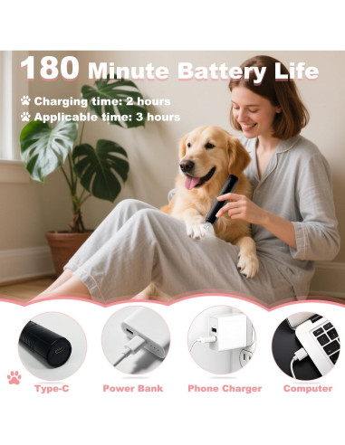 Cortauñas Eléctrico para Mascotas Consss MJQ-1 7500 RPM