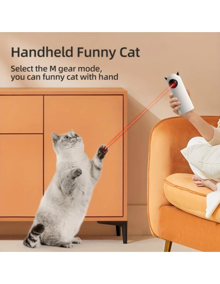 Juguete láser automático para gatos Dongguan MWJ-SX recargable Juguete láser automático para gatos Dongguan MWJ-SX recargable