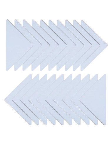 120 Sujetadores de Cuello de Polo SNNSHUN - Antiarrugas PVC
