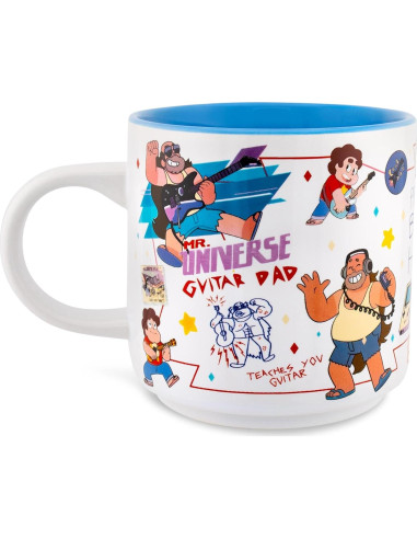 Taza Cerámica Apilable Silver Buffalo Steven Universe 368ml