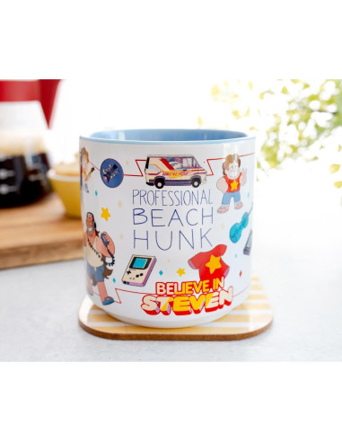Taza Cerámica Apilable Silver Buffalo Steven Universe 368ml