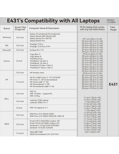 Funda para portátil 11.6" Smatree E431 para ASUS BR1100F/CX1