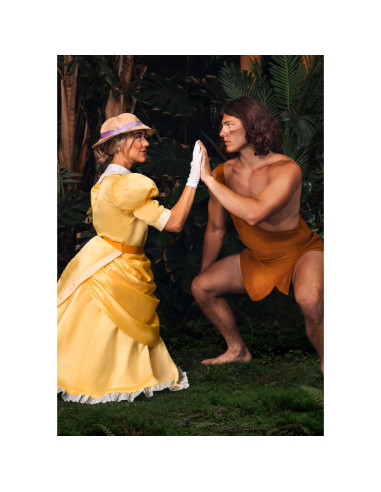 Disfraz de Tarzán para Hombre - Atuendo Selva Talla Pequeña