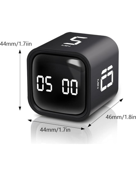 Temporizador Cubo de Gravedad Lwuey - LED Ajustable 500mAh Temporizador Cubo de Gravedad Lwuey - LED Ajustable 500mAh