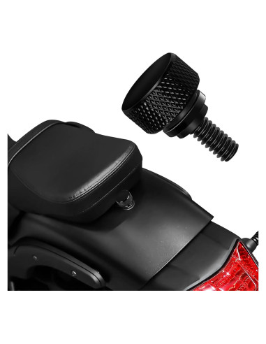 Tornillo de Asiento de Motocicleta M6 Zufoty Aluminio Negro