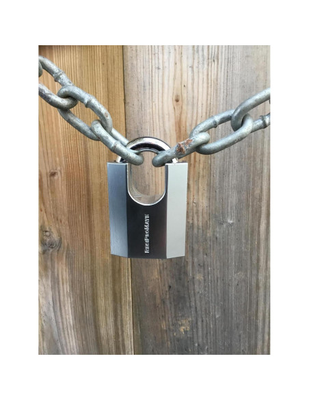 Candado de Alta Seguridad ReciProMate 50mm con Llave y Cubierta Resistente Candado de Alta Seguridad ReciProMate 50mm con Llave y Cubierta Resistente