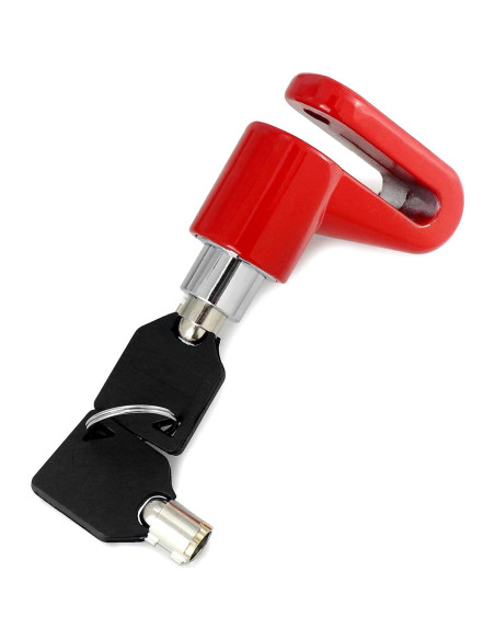 Candado de Disco Antirrobo QWORK para Motocicleta - Paquete de 2 Candado de Disco Antirrobo QWORK para Motocicleta - Paquete de 2