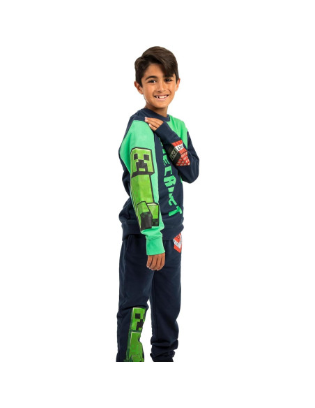 Conjunto Sudadera y Jogger Minecraft para Jóvenes - Mediano Conjunto Sudadera y Jogger Minecraft para Jóvenes - Mediano