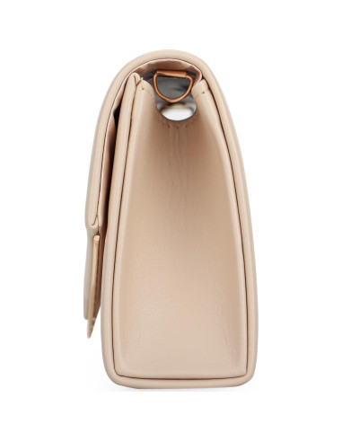 Bolso Clutch de Noche Venoline de Cuero Vegano Nude 22x11x5 cm