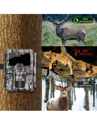Cámara de Trail WiFi Klarvue Guardian Pro 32MP 4K IP67