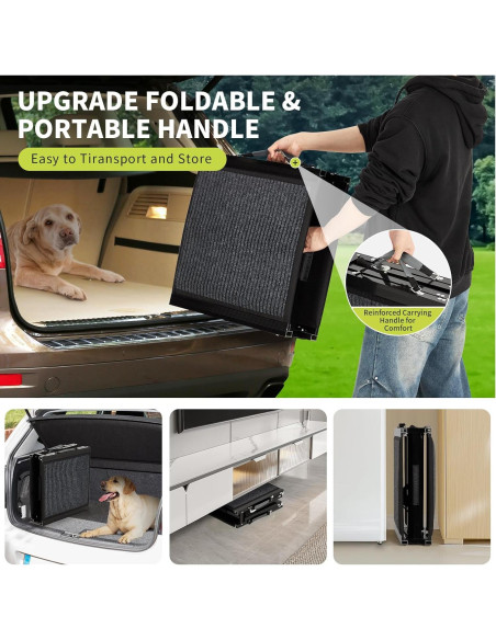 Rampa Plegable para Perros GarveeLife 160 cm Antideslizante Rampa Plegable para Perros GarveeLife 160 cm Antideslizante