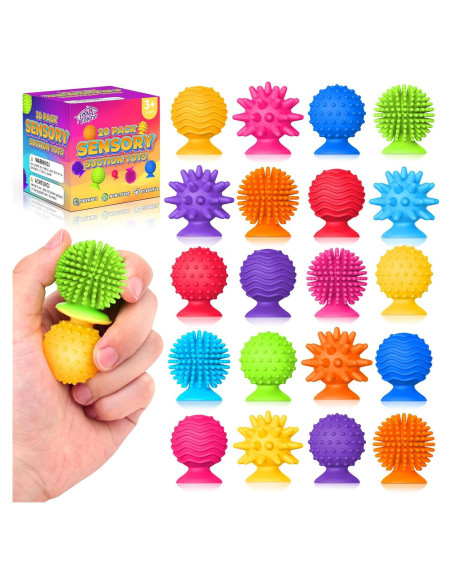 Juguetes Sensoriales Antiestrés 20 Piezas para Niños y Adultos Juguetes Sensoriales Antiestrés 20 Piezas para Niños y Adultos