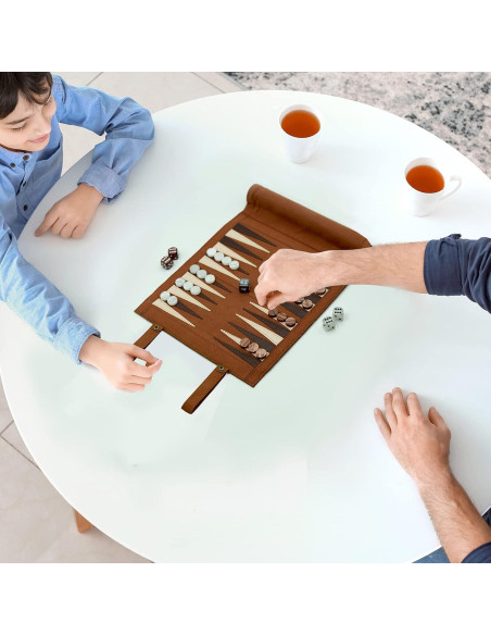 Woodronic Juego 3 en 1 Ajedrez, Damas y Backgammon Plegable Woodronic Juego 3 en 1 Ajedrez, Damas y Backgammon Plegable