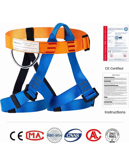 Cinturón de Seguridad HandAcc ZH004 para Escalada y Tirolesa Cinturón de Seguridad HandAcc ZH004 para Escalada y Tirolesa