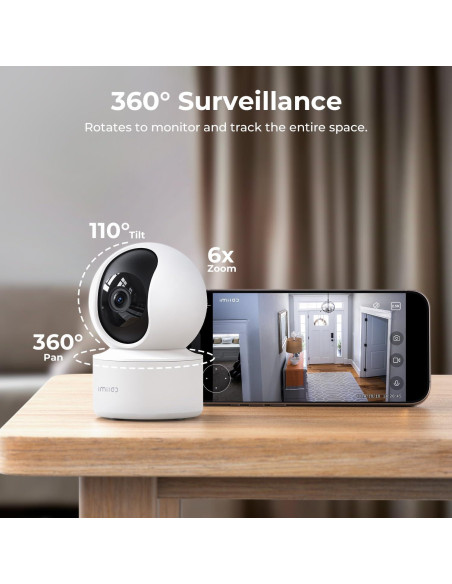 Cámara de Seguridad IMILAB C21 2.5K, 360 Interior WiFi Cámara de Seguridad IMILAB C21 2.5K, 360 Interior WiFi