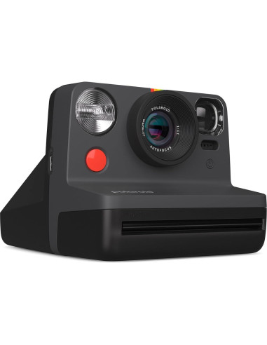 Cámara Instantánea Polaroid Now 2da Generación I-Type Negra + 16 Fotos