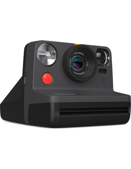 Cámara Instantánea Polaroid Now 2da Generación I-Type Negra + 16 Fotos Cámara Instantánea Polaroid Now 2da Generación I-Type Negra + 16 Fotos