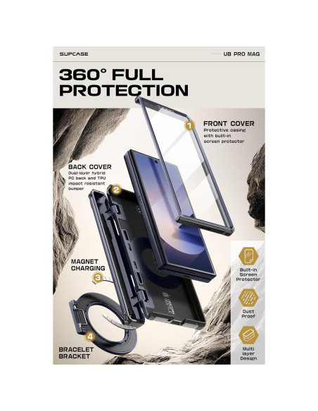 Funda SUPCASE para Samsung Galaxy Z Fold 6 con Soporte S Pen Funda SUPCASE para Samsung Galaxy Z Fold 6 con Soporte S Pen