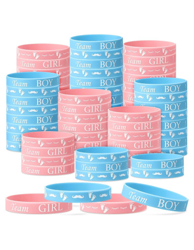 Pulseras de Revelación de Género Jetec 30 Pzas Silicona