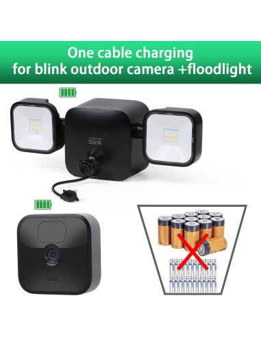 Cable de alimentación UYODM para Blink Floodlight 7,5 m