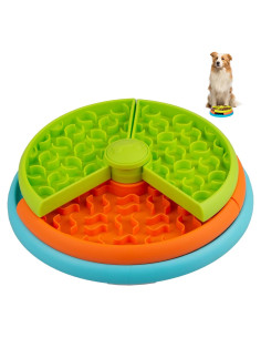 Cuenco Antideslizante Atdoall para Perros 3 Niveles 26 cm