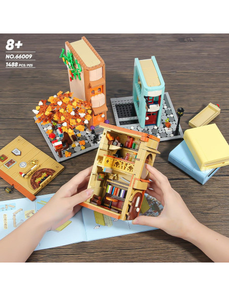 Juego de Construcción Sujetalibros TekYetoi 1488 Piezas Juego de Construcción Sujetalibros TekYetoi 1488 Piezas