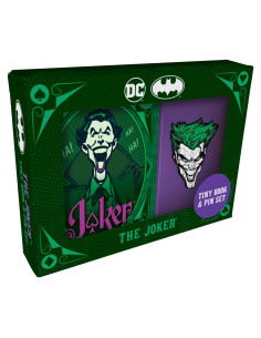 DC Comics: The Joker Tiny Book and Pin Set (Batman)