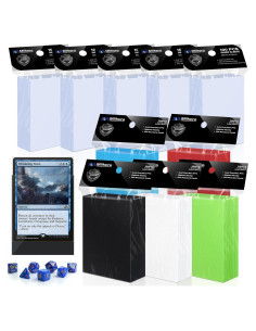 Paquete de 1000 fundas para cartas Mlikero 66x91mm 5 colores
