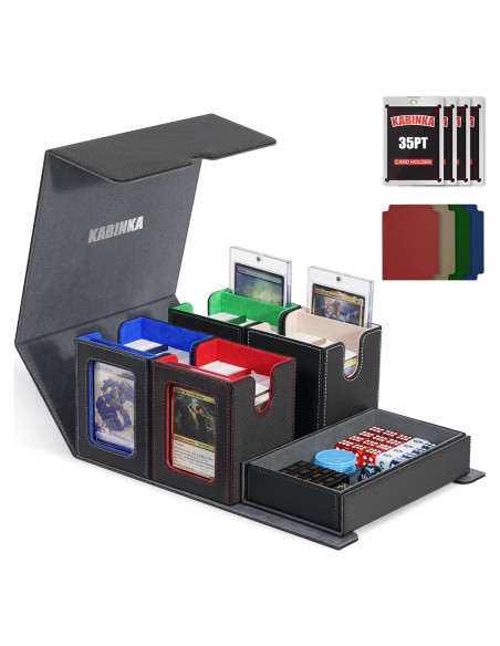 Caja de Almacenamiento de Cartas Kabinka 5 en 1 Colorido Caja de Almacenamiento de Cartas Kabinka 5 en 1 Colorido