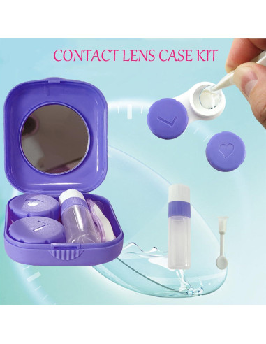 Kit Estuche Lentes de Contacto 4 Piezas Paper Pig Multi Color