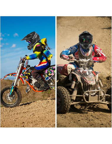 Casco de Motocross TIANDU HUANYING2024513 Set 4 Piezas