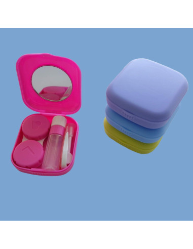 Kit Estuche Lentes de Contacto 4 Piezas Paper Pig Multi Color