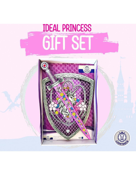 Liontouch Conjunto Princesa Unicornio 3-6 Años Espada y Escudo Liontouch Conjunto Princesa Unicornio 3-6 Años Espada y Escudo