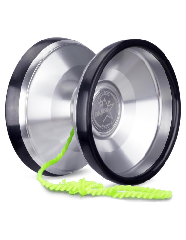 Yoyo Profesional Hksod Predator 3 No Responsivo Plata y Negro