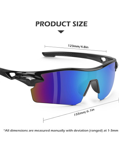 Gafas de Seguridad OXG 6 Paquete Lentes Envolventes