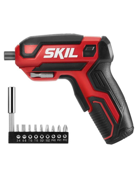 Destornillador Eléctrico Inalámbrico SKIL 4V con 9 Piezas Destornillador Eléctrico Inalámbrico SKIL 4V con 9 Piezas