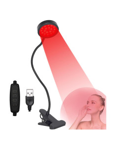 Lámpara Terapia Luz Roja U4GLORY 18 LEDs 660/850nm Ajustable