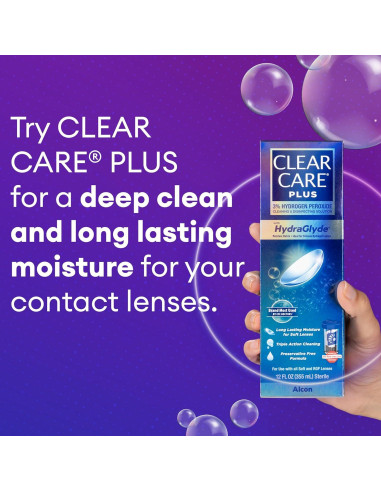 Clear Care Plus Solución de Limpieza y Desinfección 354 ml