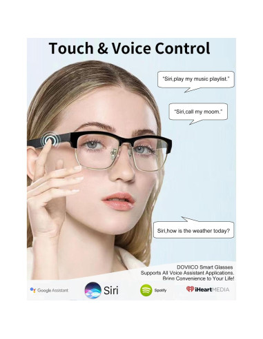 Gafas Inteligentes de Audio Bluetooth Delhi Tornado con Filtro UV