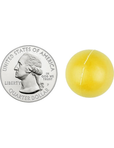 Pelotas Mini Ping Pong Amarillo 19mm 100 Piezas Fairly Odd