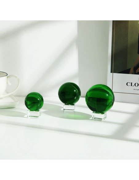 Bola de Cristal K9 LONGWIN 40mm Verde para Feng Shui Bola de Cristal K9 LONGWIN 40mm Verde para Feng Shui